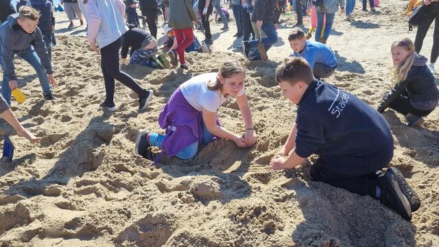Die Resonanz auf die "Osterbuddelei" auf Krautsand war riesig | Foto: ig