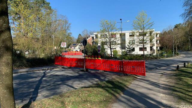 Der Seppenser Mühlenweg ist vorerst gesperrt | Foto: sv
