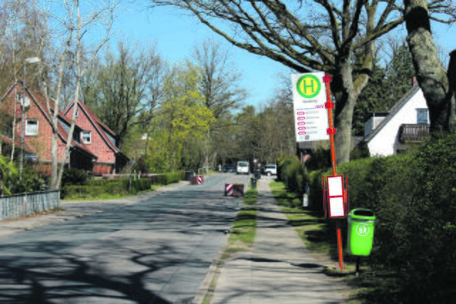 In der ersten Bauphase wird der Sandbarg gesperrt
