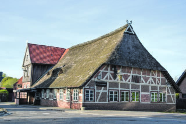 Das leerstehende Gasthaus "Zum Hundertjährigen" in Hittfeld