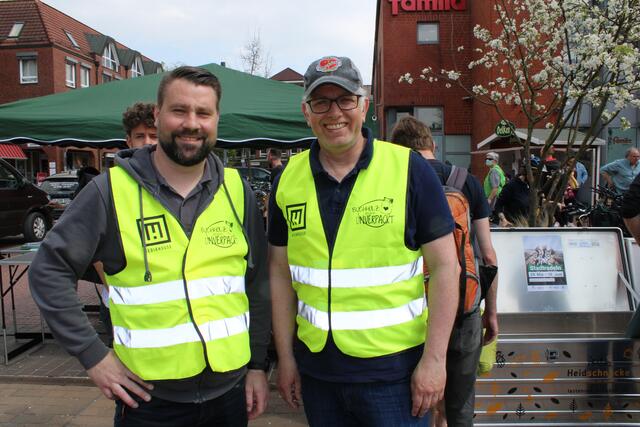 Organisatoren von "Buchholz räumt auf": Peter Eckhoff (re.) und Phil Gruber