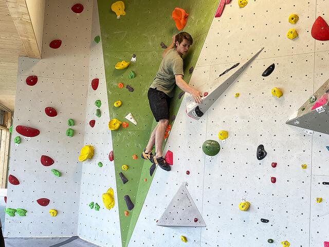 Das Bouldern ist vor allem für jüngere und fitnessorientierte Sportler interessant  | Foto: Reglitzky
