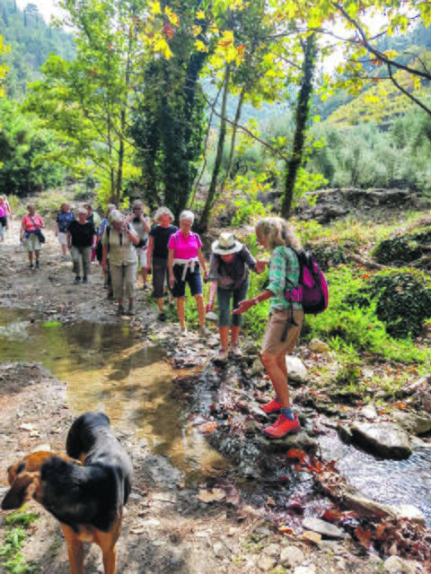 Die Landfrauen sind gemeinsam aktiv und erkunden die Natur | Foto: Landfrauenverein Jesteburg