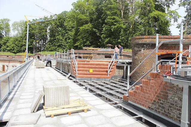 Das Festungsdach wird begehbar | Foto: sb