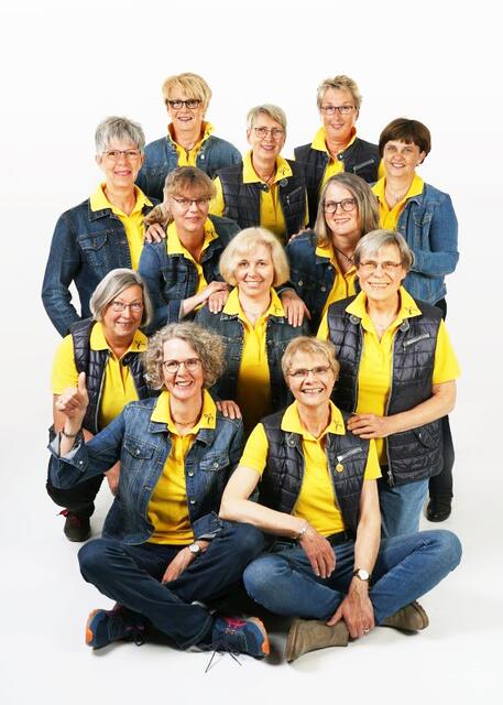 Die Landfrauen Altes Land mit ihrer Vorsitzenden Heike Budde (vorne li.) | Foto: Imke Lohmann