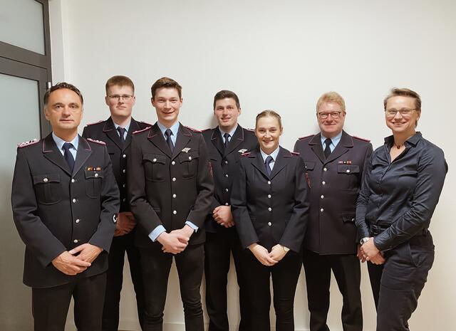 (v.li) Sven Plate, Florian Rehr, Lukas Boenert, Julius Fachet, Sarah Boenert, Jörn Petersen, Bianca Tacke | Foto: Hendrik Petersen, GPW-V