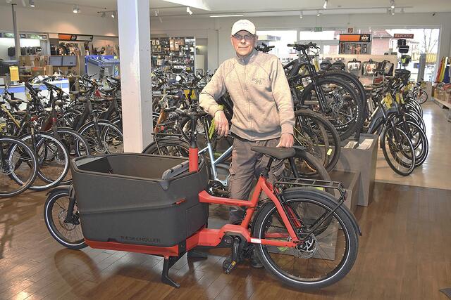 Arne Riebesell vom Cycle Team weist auf die Aktion Jobrad hin | Foto: ah