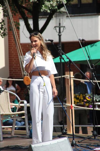 Der Ewer wurde zur Bühne | Foto: tk