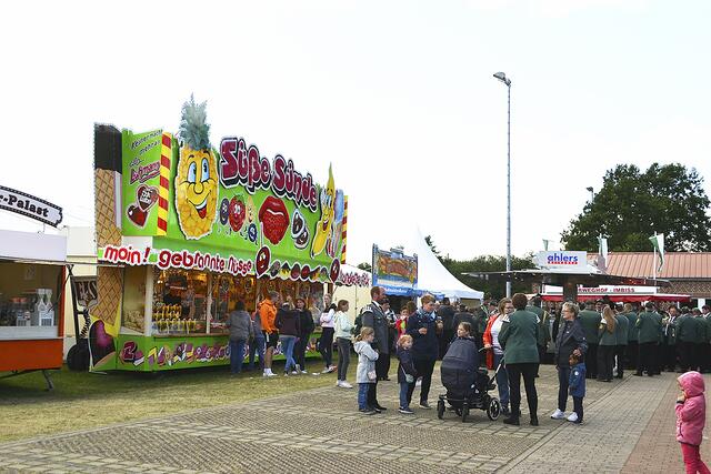 Der Festplatz war an allen Tagen des Schützenfestes gut besucht | Foto: bim