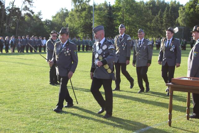Der neue König Andreas Henning bei der Frontabnahme | Foto: pm