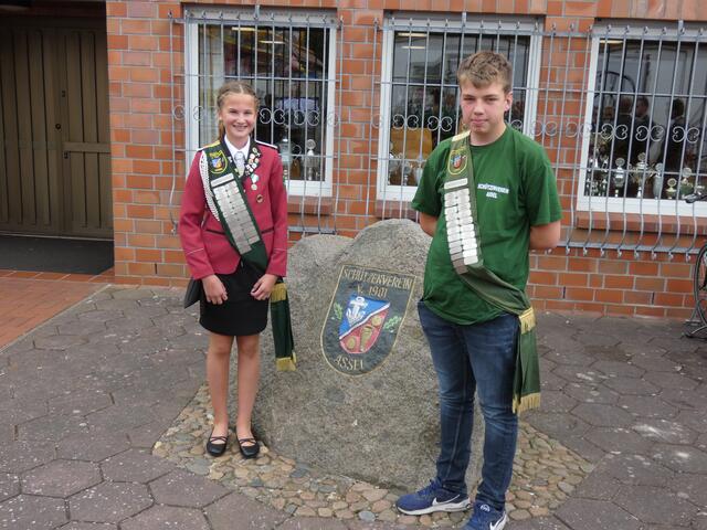 Die Kindermajestäten Merle Hagenah und Bennet Kruse | Foto: Schützenverein Assel
