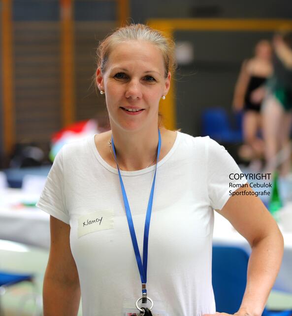 Nancy Siepmann war Ansprechpartnerin für alle in der Nordheidehalle | Foto: cc