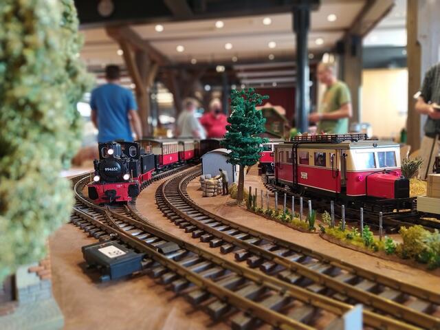 Aufbau einer Lehmann-Groß-Bahn (LGB) | Foto: Museum im Marstall