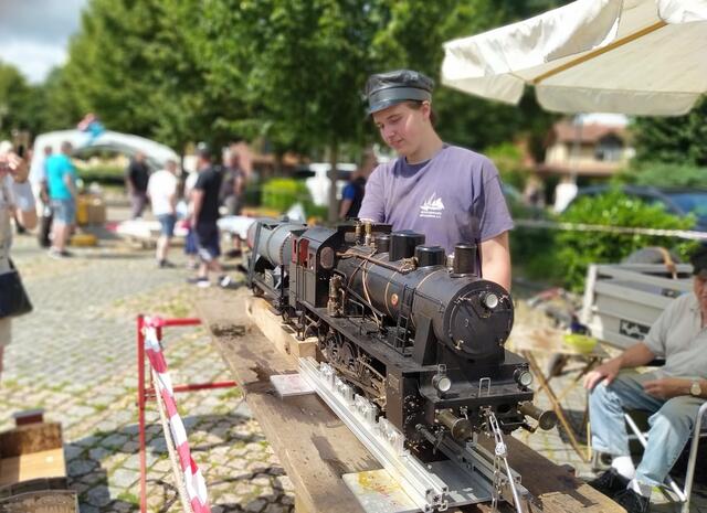 Dampfmaschine auf dem Modellbautag | Foto: Museum im Marstall