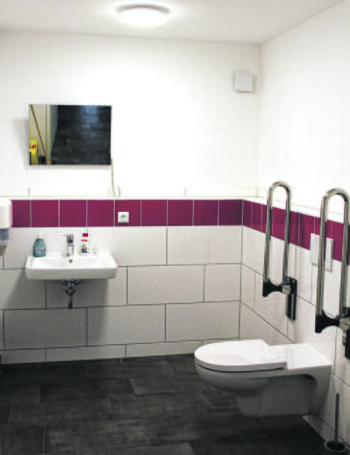 Das Vereinsheim des MTV Brackel bietet jetzt ein barrierefreies Bad mit ebenerdigem Zugang an