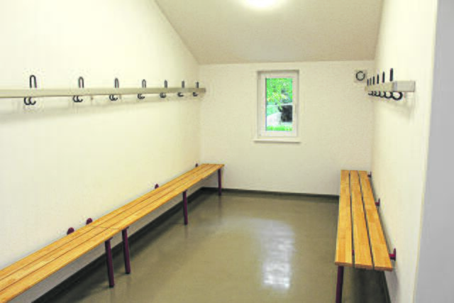 Die Umkleidekabinen wurden umfassend renoviert, ebenso wie die Duschen