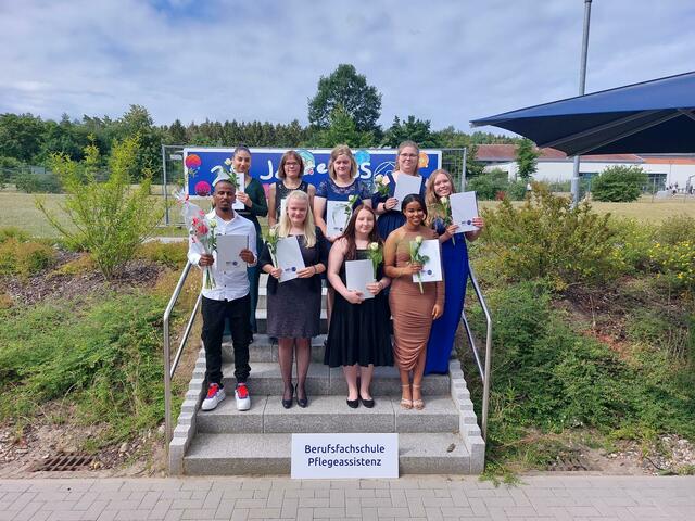 Die Abschlussklasse B7LSP20_1 | Foto: BBS Buchholz