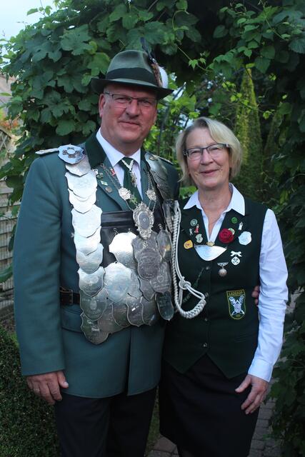 Das  Königspaar:Matthias und Silke Schilling
