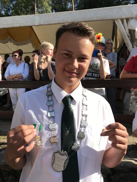 Eike Tschense wurde 2019
Jungschützenkönig | Foto: SV Egestorf