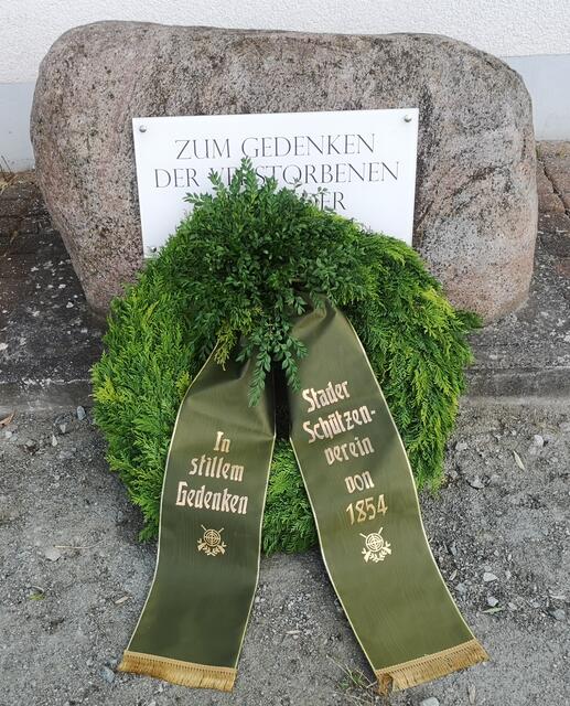 Kranzniederlegung am Ehrenmal | Foto: Michael Mangels