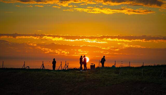 Reinhard Paulin aus Stade erlebte diesen schönen Sonnenuntergang bei einem Kurzurlaub auf Helgoland (am Klippenrandweg im Oberland) | Foto: Reinhard Paulin