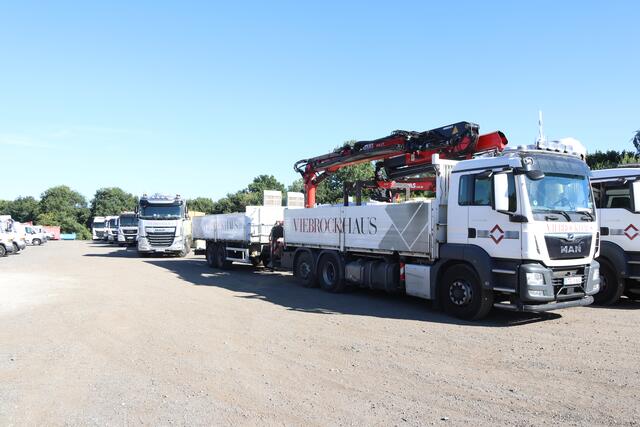 Der umfangreiche Lkw-Fuhrpark von Viebrock | Foto: jd