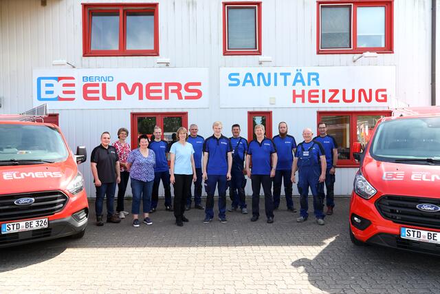 Freut sich auf die Gäste beim Infotag: das Team der Firma Bernd Elmers | Foto: Katharina Bodmann