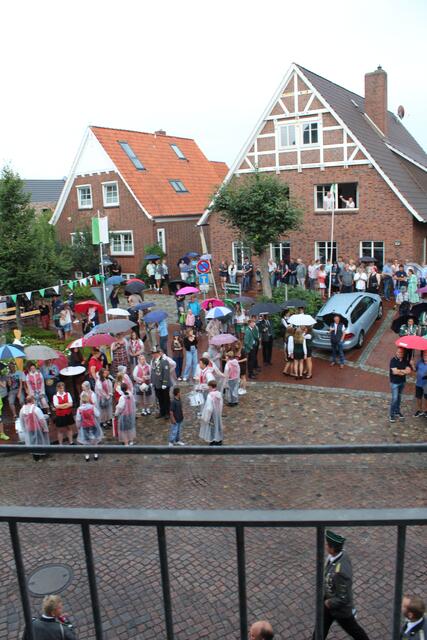 Das regnerische Wetter während der Proklamation tat der Stimmung keinen Abbruch | Foto: pm
