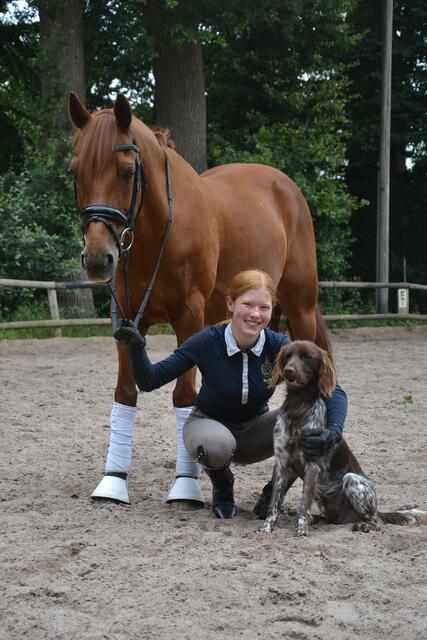 Ein eingespieltes Team: Marie mit Arts Deltano und ihrem Hund Tino | Foto: sc