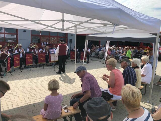 Das erste Konzert fand in Fliegenberg statt | Foto: Steller Musikanten
