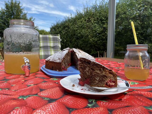 Sieht sehr lecker aus: Bei Sara Gödecke aus Horst bei Maschen (Seevetal) möchte man mit am Gartentisch sitzen | Foto: Sara Gödecke