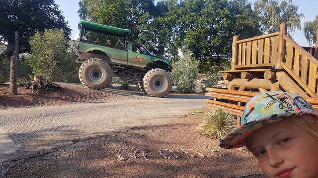 Christina Naefken aus Buchholz knipste diesen Schnappschuss von ihrem Sohn Fynn Niklas im Serengeti Park in Hodenhagen | Foto: Christina Naefken 