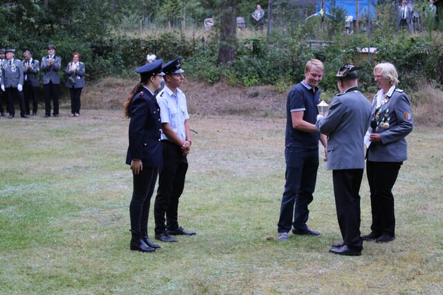 Beim Wettbewerb um den Feuerwehr-Pokal siegte Patrick Landmann | Foto: ce