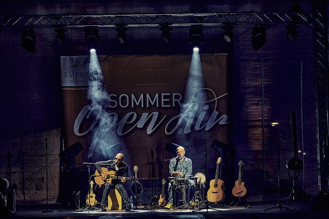 Witze Texte zu Alltagssituationen: "Die Feisten" mit Mathias Zeh (li.) und Rainer Schacht | Foto: Helms