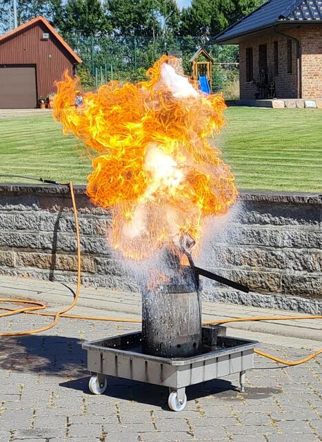 Gefährlicher Fettbrand | Foto: Daniel Beneke