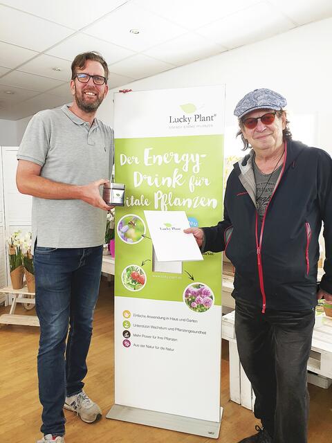 Auch Jean-Jacques Kravetz, Musiker aus Jesteburg, nutzt die Produkte von Lucky Plant | Foto: myFlowers