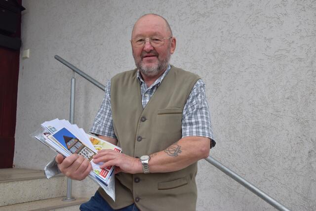 Die etwa zweieinhalb Wochen nicht zugestellte Post erhielt Harald Matthies auf einen Schlag | Foto: ts