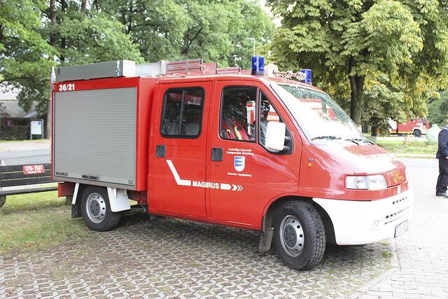 Das alte Feuerwehrfahrzeug wird in den kommenden zwei Jahren gegen ein größeres ausgetauscht | Foto: sb