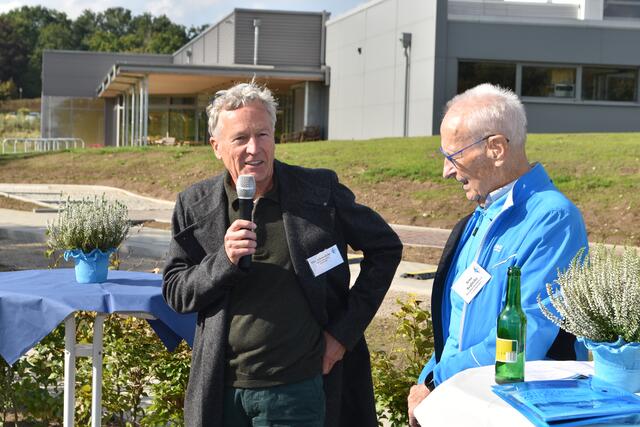 Architekt Uve Schwencke berichtete über die Erstellung der Anlage | Foto: Axel-Holger Haase