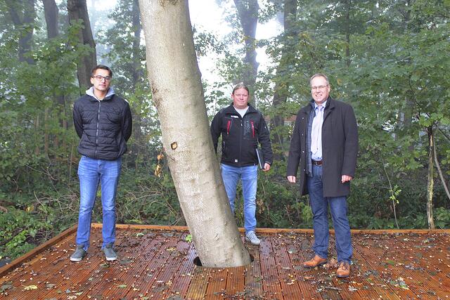 Näher an der Natur geht es nicht: Dieser Baum wurde in das Aktivplateau integriert | Foto: sb