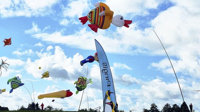 Bunter Himmel über der Elbinsel Krautsand | Foto: ig