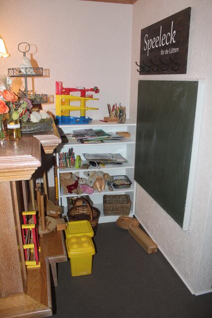 Für die jüngsten Restaurant-Gäste wird in der Speeleck Spielzeug bereitgehalten