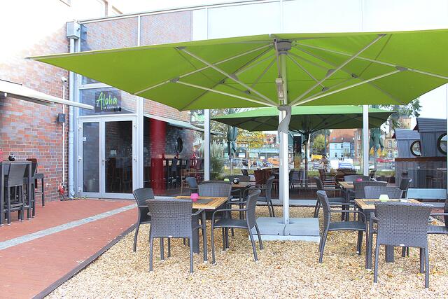 Das Restaurant Aloha mit seiner Außenterrasse | Foto: sb