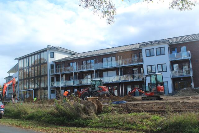 Das Haupthaus, in dem sich unter anderem die Tagespflege und Mietwohnungen befinden