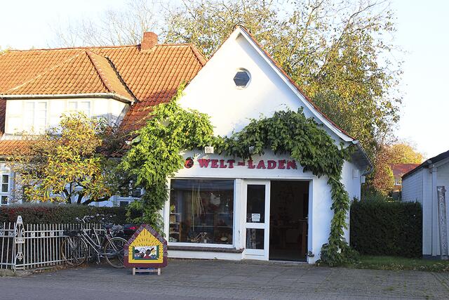 Der Weltladen Himmelpforten an der Bahnhofstraße | Foto: sb