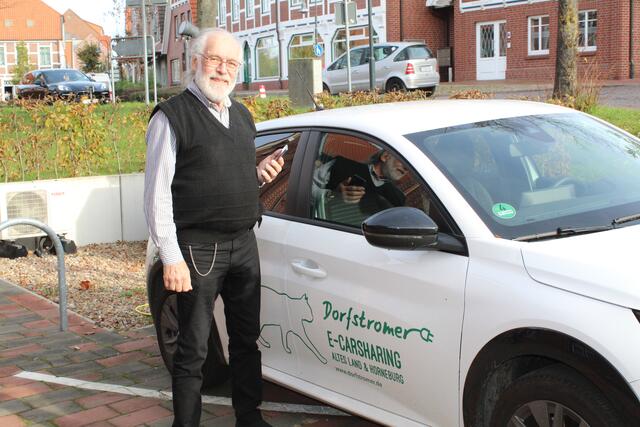 Edgar Schmidt von den Dorfstromern hatte schon mit dem Carsharing-System einen guten Riecher. Die Mitfahrer-App soll ebenfalls als nachhaltige Alternative zum eigenen Auto werden | Foto: pm