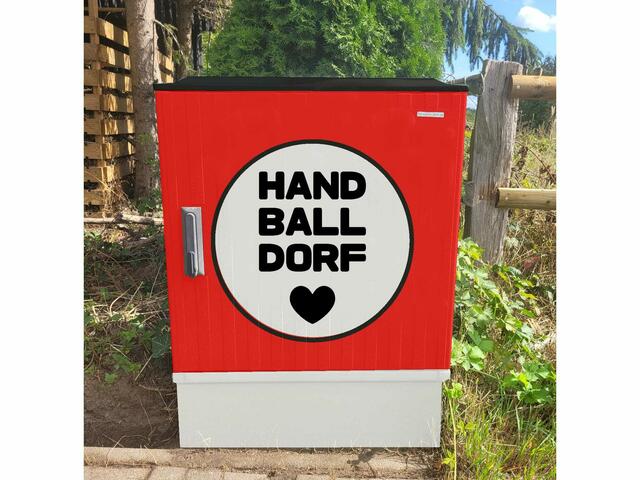 Einer der Verteilerkästen im neuen Glanz | Foto: Ole Petersen/SV Beckdorf