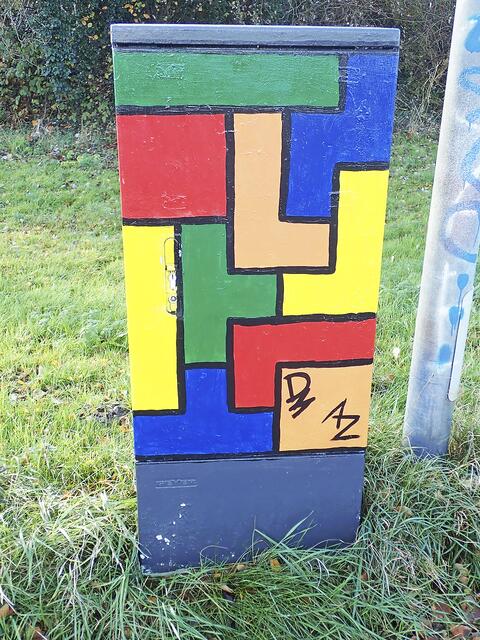 Ein farbiges Motiv aus Maschen | Foto: Axel-Holger Haase