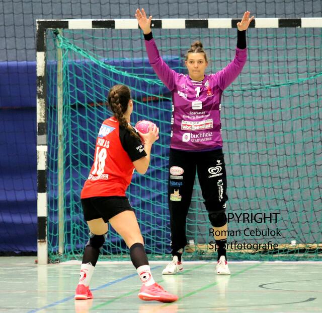 Mareike Vogel im Luchse-Tor | Foto: cc