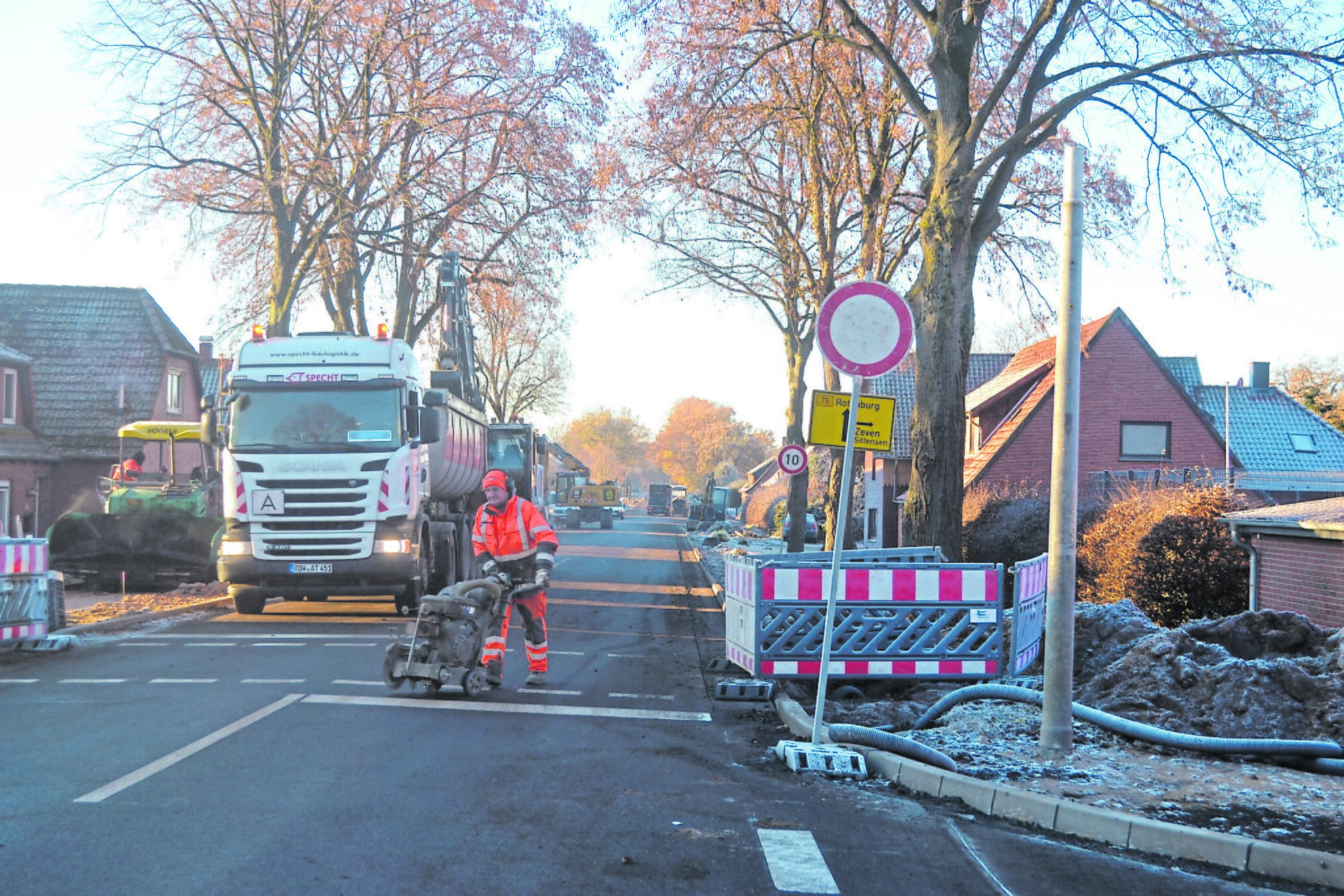 Autobahn Baustelle Geblitzt